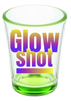 Glow Shot - Colored Heavy Base Shot Glass