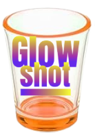 Glow Shot - Colored Heavy Base Shot Glass