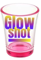 Glow Shot - Colored Heavy Base Shot Glass