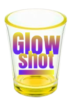 Glow Shot - Colored Heavy Base Shot Glass