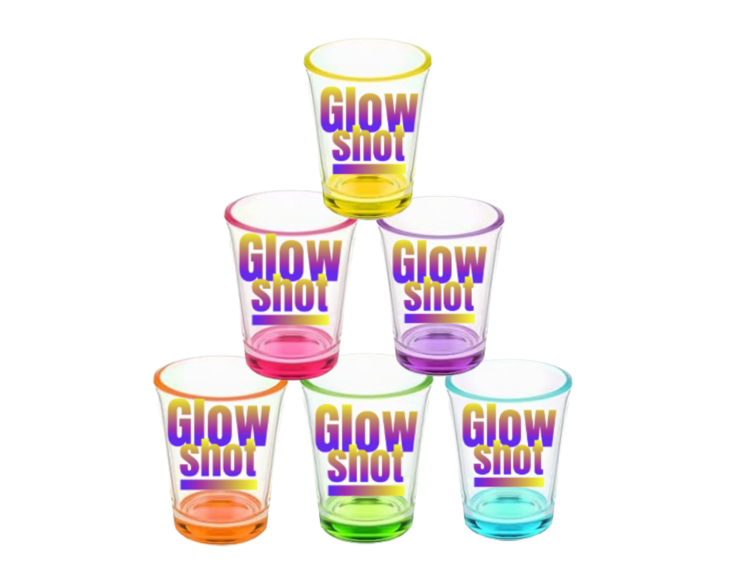 Glow Shot 6-Pack | Complete Rainbow Collection